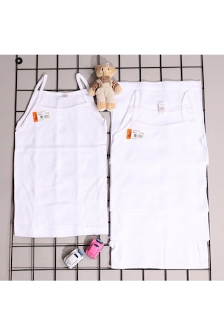 Ilke Kız Çocuk Biyeli Ip Askılı Atlet 325 - 6 Adet