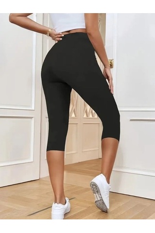Kadın Yüksek Bel Dalgıç Midi Tayt