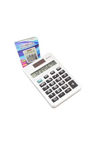 Technomax TM-6557 Güneş Enerjili Mini Cep Boy Hesap Makinesi