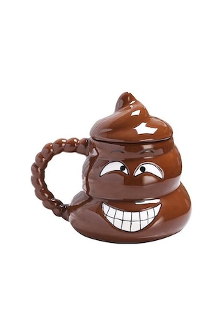 Komik Adam Kupalar Kaka Kupa, Seramik Kahve Kupa Style1