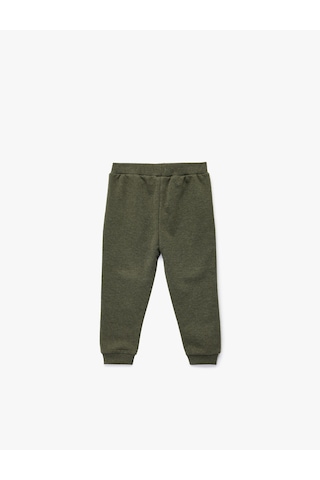 Koton Beli Lastikli Şardonlu Basic Jogger Eşofman Altı Yeşil 6wmb40017tk Yeşil