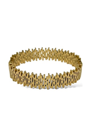 Arnes Jewelry Çelik Caprea Odessa Zigzag Bileklik Ar522nes Gold
