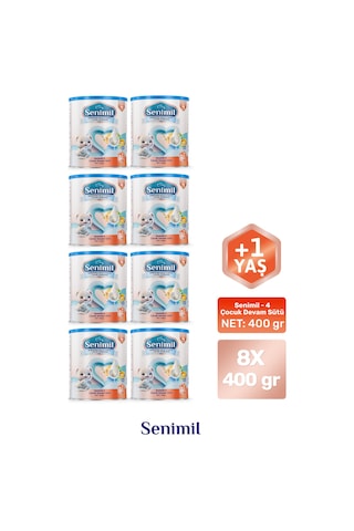 Senimil 4 Çocuk Devam Sütü 400 G 8 Adet
