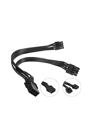 Pci-E 8 Pin Ekran Kartı Express Power Güç Çoklayıcı Y Kablosu