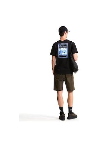 The North Face Regular Graphic Erkek Siyah Outdoor T-shirt Nf0a8guwjk31