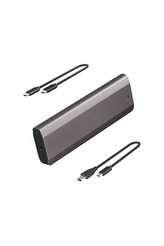 Sd4, M.2 Ssd Kutusu - Nvme/ngff Sata Destekli Usb 3.2 Gen2 10gbps Type-c Harici Disk Kabı