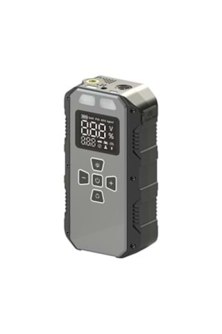 S-link Akt2027 Koyu Gri 8000mah 150 Psi 4 İn1 Powerbank+ Led Işıklastik Sisirme Ve Akü Takviye Cihazı