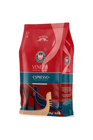 Espresso Venezia Blend 4x250 Gr. Çekirdek Veya Öğütülmüş Kahve Çekirdek Kahve