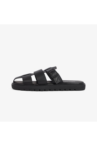 Calvin Klein Molded Erkek Siyah Sandalet-düz-ym0ym01220