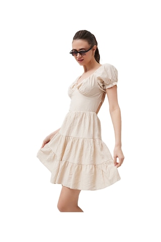 Loft Regular Fit Kadın Elbise LF2031925  Bej