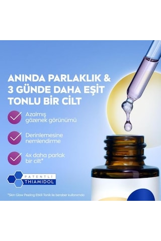 Nıvea Luminous630 Skin Glow Anında Aydınlatıcı Serum, 30 Ml, Eşit Cilt Tonu,nemlendirme,leke Karşıtı Thiamidol,niasinamid,aloe Vera