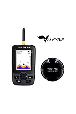Valkyrie Wireless Balık Bulucu Akıllı Sonar Teknolojisi Lcd Ekranlı Kablosuz Balık Tespit Cihazı