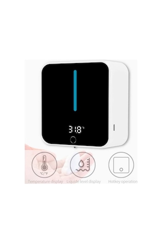 Ulzyvf Otomatik Köpüklü Sabun Dispanseri - 400ml Led Ekranlı, Dokunmatiksiz Şarjlı Banyo Aparatı Diğer
