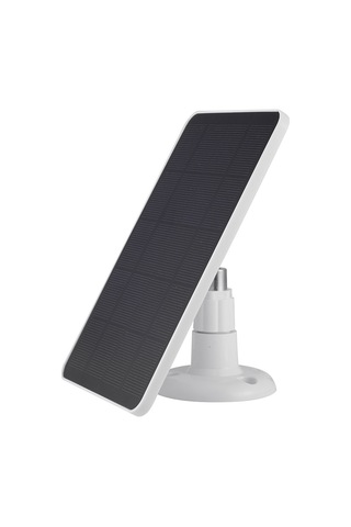 Shineyee Güvenlik Kamerası Güneş Paneli 4w 5v - Abss Malzeme, Monokristal Silikon, 360 Dönebilen, Micro Usb+type C, 3m Kablolu, Beyaz - 1 Set