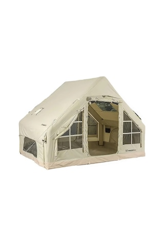 Madfox Bigless Glamping Cotton Inflatable Şişme Çadır Baca Çıkışlı Çok Renkli