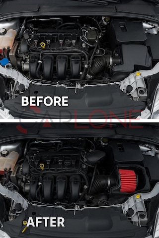 Ford Focus 3 Uyumlu Araca Özel Spor Açık Hava Filtresi Kırmızı Renk İthal Ürün Yüksek Performans
