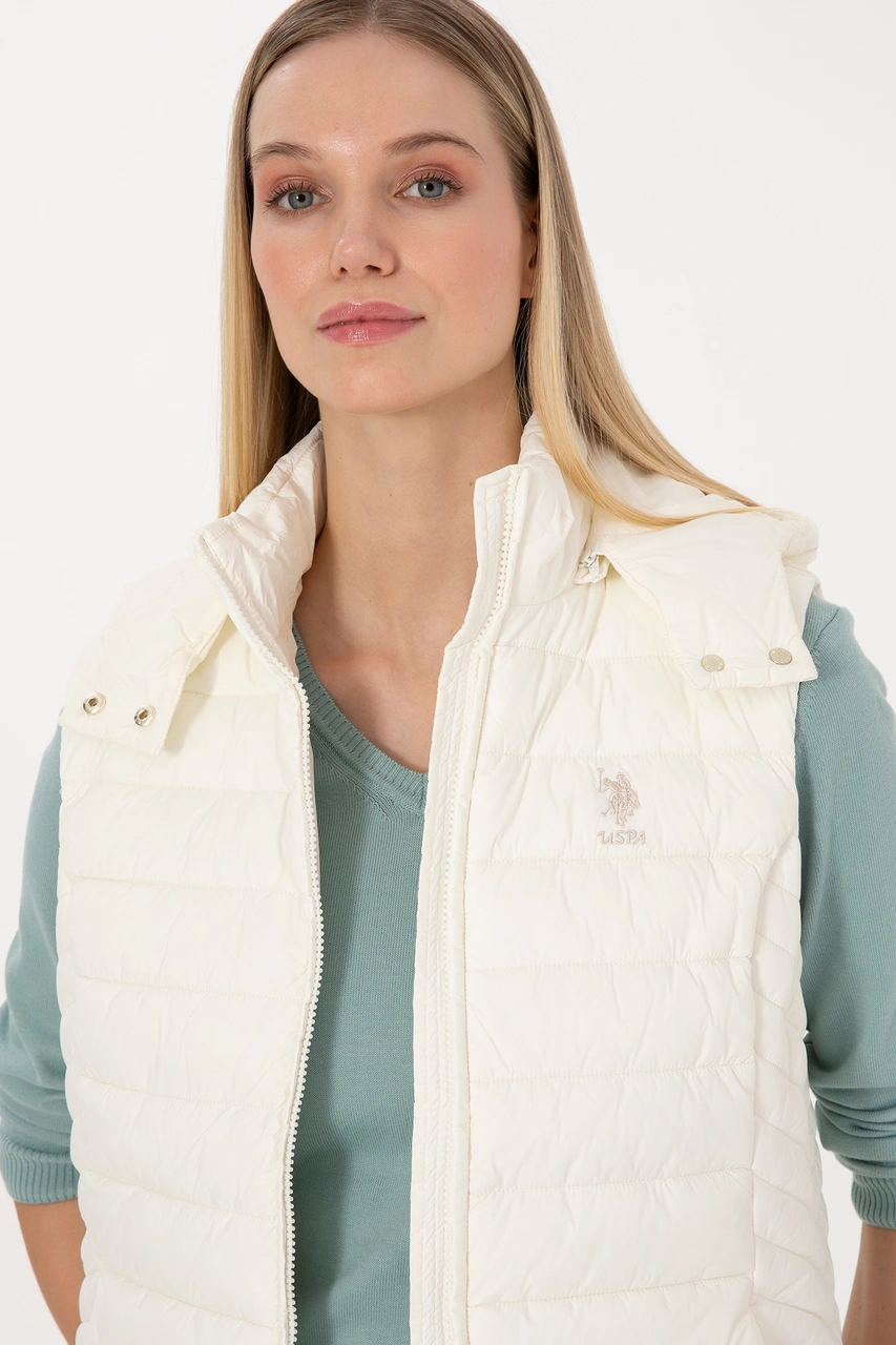 U.s. Polo Assn. Kadın Yelek Dokuma 50307992-vr256 İnci