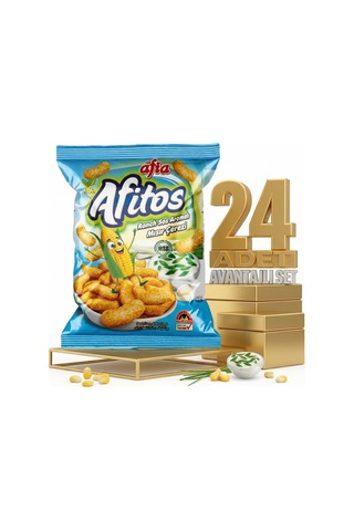 Afia Afitos Ranch Aromalı Mısır Çerezi 24x50 Gr
