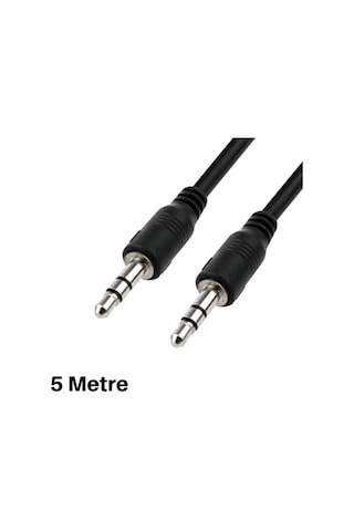 2 Ucu 3.5Mm Jak Aux Kablosu 5 Metre