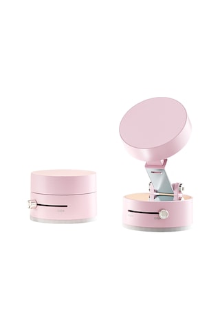 Hombey Çift Fonksiyonlu Manyetik Ve Vakum Emici Telefon Tutucu - Araç/masaüstü Kullanıma Uygun, Katlanabilir Ve Genişletilebilir - Sakura Pembe