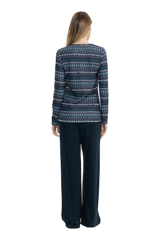 U.S. Polo Assn. U.s. Polo Assn. Kadın Lacivert Patlı Bol Paça Pijama Takımı 11025k.z.1et.ag7.r.1.ou.1.p3.023kmlke