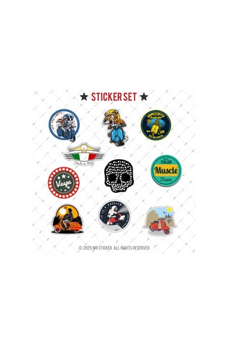 Bdls21 Küçük Boy 10lu Sticker Seti