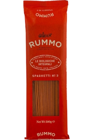 Rummo Organik Kepekli Spagetti No 3 Makarna 500 G