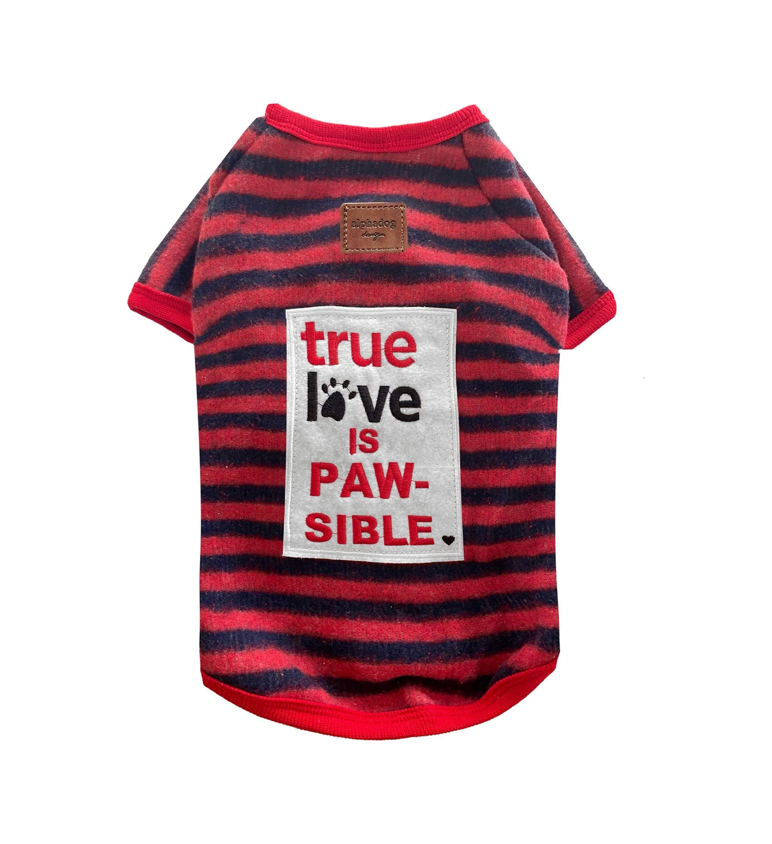 Alphadog Red True Love Küçük Irk Köpek Kazağı