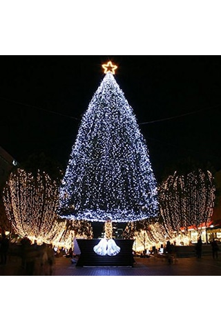 Büro Ev Partisi İçin 100led Beyaz Yılbaşı Ağacı Işığı Led Ampül