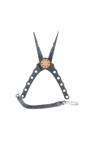 Xiyyadms Deniz Yıldızı Olta Tırnakçı - Gri 6061 Uçak Alüminyum Gövde, Paslanmaz Çelik Çeneli, Olta İpi Kesici Ve Tırnak Çıkarıcı, Taşınabilir Çanta İle