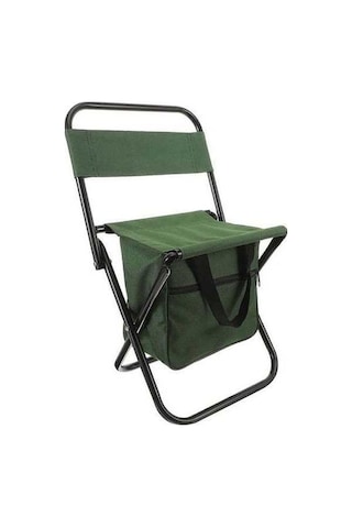 Moveevo Yeşil Dışarıda Kullanıma Uygun Çalışır Sandalye, Çanta Ve Depolama Bölümü İle Katlanabilir, Resim Çizim Ve Kamp İçin Ideal Altın - Siyah