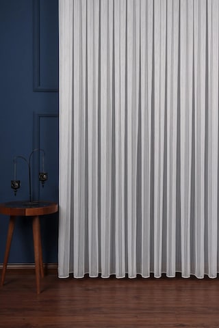 Arben Beymen Eteği Kurşunlu Modern Tül Perde / Ölçünüze Özel Dikim