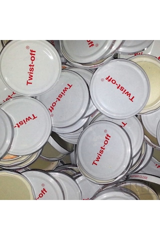 Twist-off Kavanoz Kapağı Çift silikonlu 82 mm '' 20 Adet ''