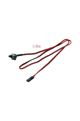 Wozlo Anakart Açma Kapama Reset Switch Kablosu On Off Buton 50 CM 10 Adet