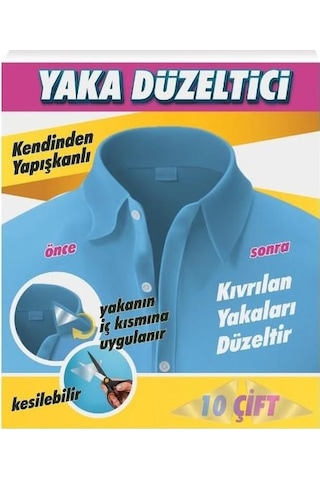 Yaka Düzleştirici Düzeltici Yapışkanlı Balin Kıvrılan Yakaları Düzeltir 20adet