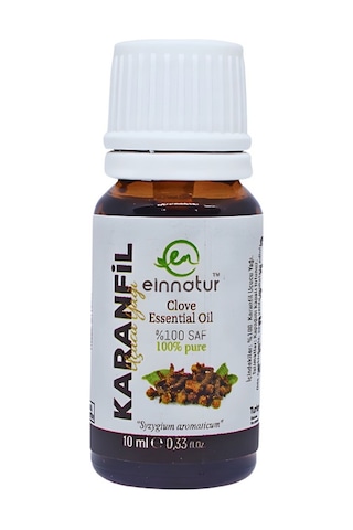 Einnatur Karanfil Uçucu Yağı %100 Saf Syzygium Aromaticum Essential Oil Clove Oil Öjenol 10 ML