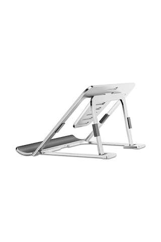 Plentiful Ayarlanabilir Katlanabilir İpad Uyumlu  Stand 14inç Metal Masaüstü Telefon Tablet Standı