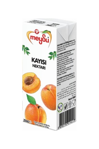 Meysu Kayısı Nektarı 200 Ml X 24 Adet