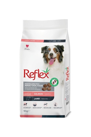 Reflex Duo Protein Somonlu Ve Kuzu Etli Orta Ve Büyük Irk Yetişkin Köpek Maması 10 Kg