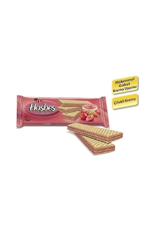 Eti Hoşbeş Çilek Kremalı Gofret 20 x 142 G