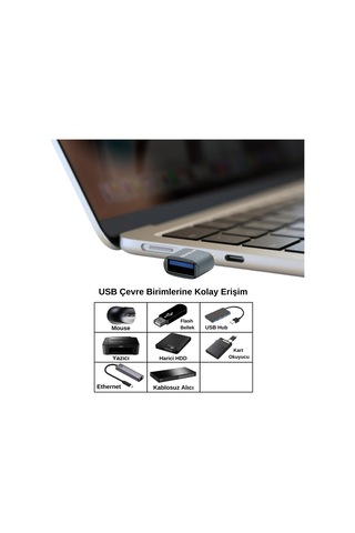Type-c Usb-c Adaptör Usb 3.0 5gbps Veri Çevirici