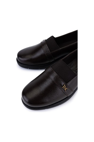 Tamer Tanca Kadın Hakiki Deri Kahverengi Casual Ayakkabı 1095 Sz504 Bn Ayk Sk25-26 Kahve Fltr Kahverengi