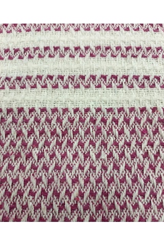 Pamuklu Kaymaz Hasır Dokuma Maxi Boy Kolları Örten Koltuk Örtüsü 180x310 - Leylak