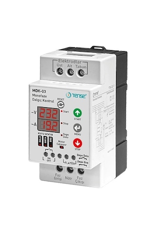 Mdk-03 Dijital Kontaktörlü Monofaze Dalgıç Kontrol Rölesi 1-30 A Direkt Çalışma