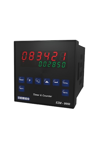 Emko Ezm-9950.10010/0000/0000 ,96x96mm 110v..220vac 6-hane Sayıcı/takometre/zaman Röle