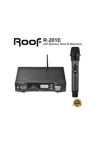 Roof R-201e Uhf Wireless Telsiz El Mikrofonu