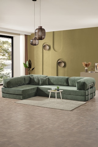 Legom Petek Aktivite Koltuğu Yatak Olabilen Çok Amaçlı Kanepe L Koltuk Yeşil Yeşil