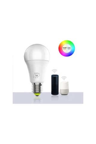 Sones 7w E27 Rgbcw Wıfı Led Akıllı Ampul Kablosuz Akıllı Ev Otomasyon Işığı