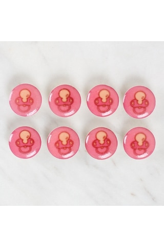 Loren Crafts 8'li Emzik Düğme - 1008