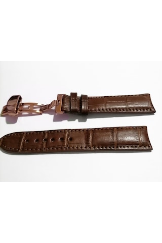Fado &hertür Saate &uygun Kelebek Toka 22 Mm Kahve Kordon 183 Rose Toka Kahverengi